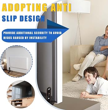 2 Pcs Universal Tv Legs, Portable Universal Tv Stand Base for Most 28-65 inch LCD/LED/OLED Flat & Curved TVs Television Flat Stands Legs with Accessories Easy to Install