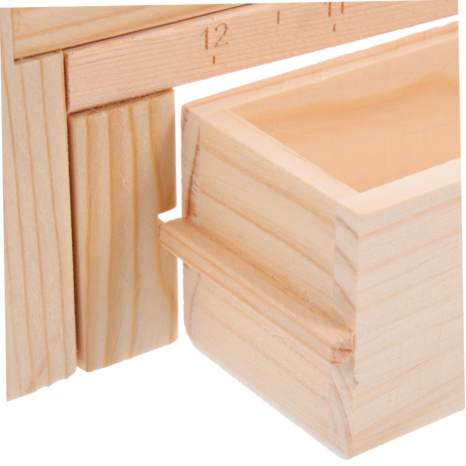 IWOWHERO Blanket Knitting Machine Spool Knitter Simple Wooden Frame for Bracelet Weaving