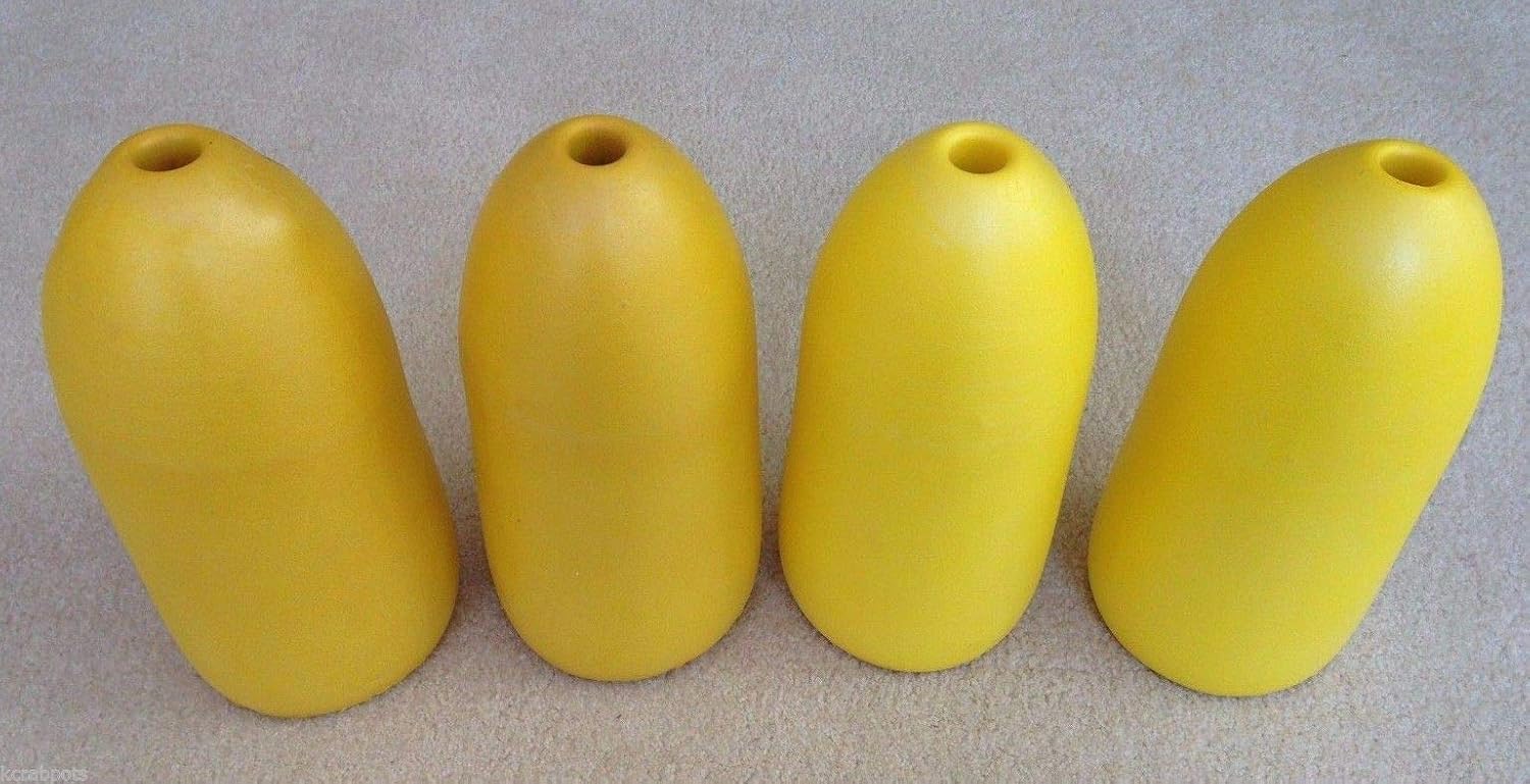 Deep Water Float (Pack of 4), Yellow, 5 x 11 Inch