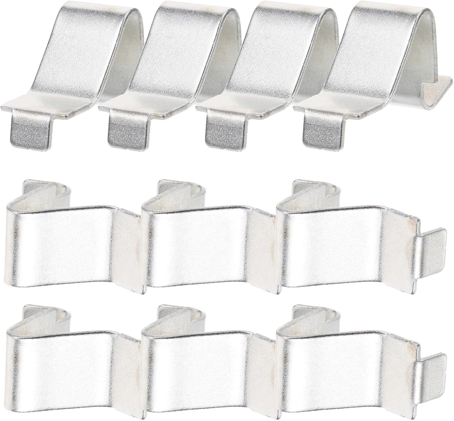 Pilaster Shelf Clips 200 PCS Heavy Duty Shelf Clip Metal File Cabinet Accessories Strong Bracket Supports Durable Cabinet Storage Hardware for Wood Shelves(3.00X2.00X1.40CM)
