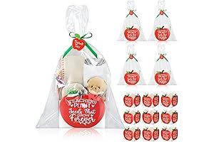 Noveread Plastic Apple Basket for Teacher Appreciation Gifts (120PCS)