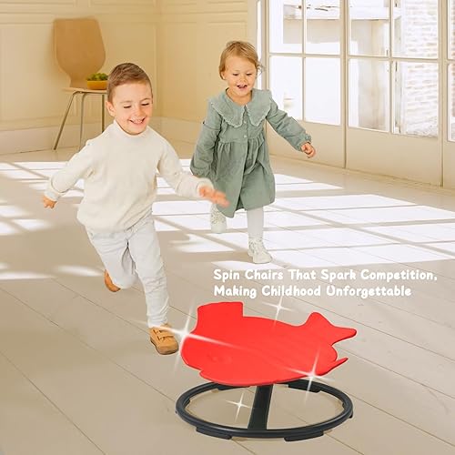 Miniatura 9 de Silla giratoria para niños con autismo, silla de juguete sensorial para niños, juguetes y juegos de equilibrio, equipo de terapia física, equipo de