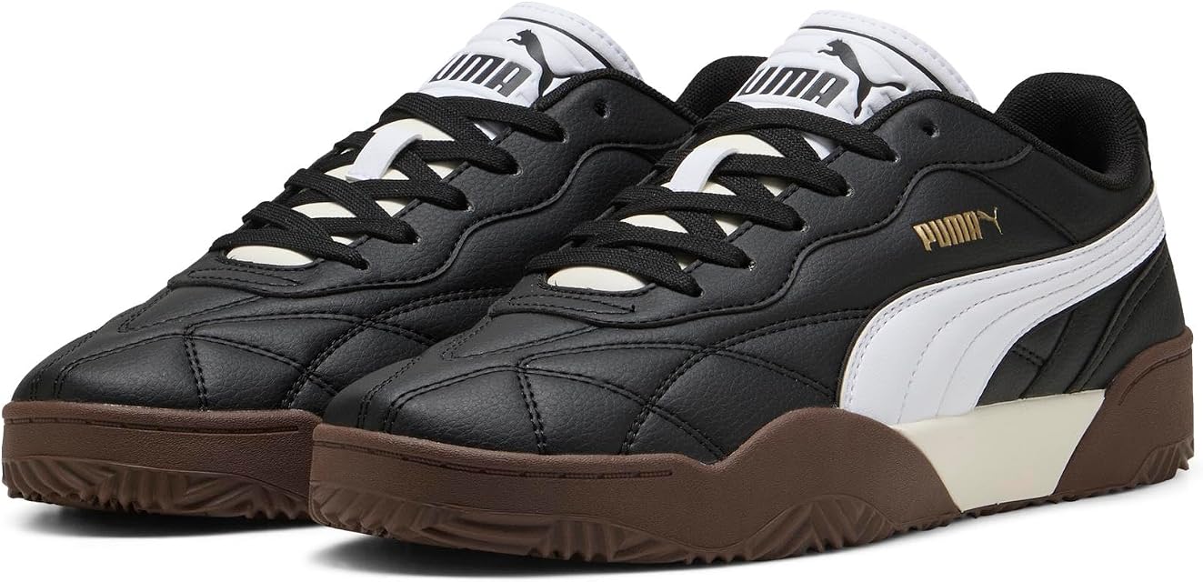 PUMA, Tenis Casuales Tifosi, Unisex, Blanco con Negro, Talla 26