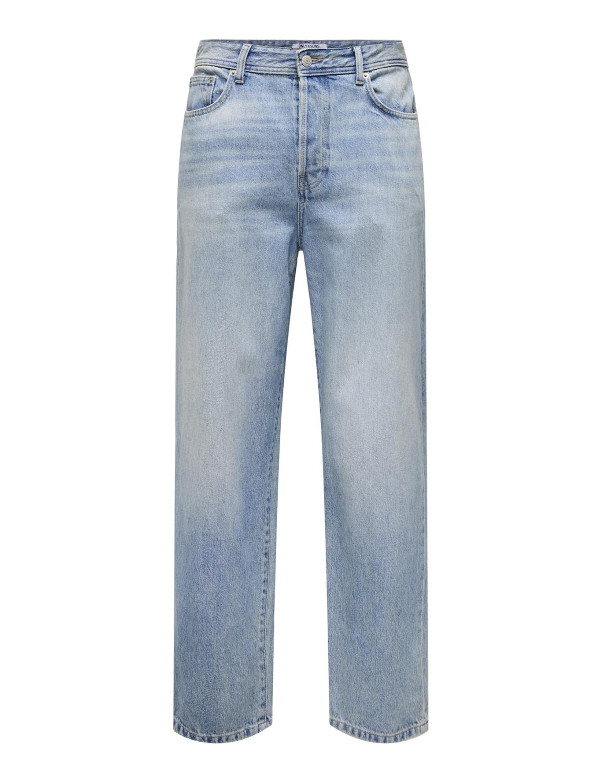 ONLY & SONS ONSFADE Male Loose Cut Medium Waist Loose Cut Jeans