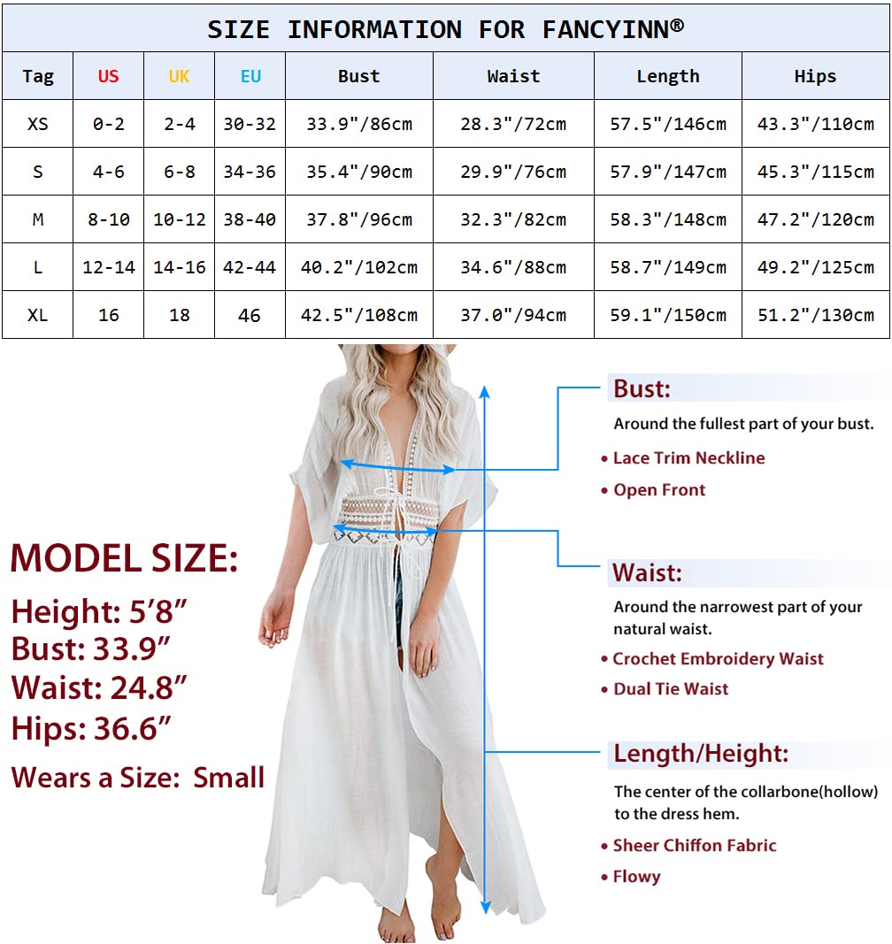 FANCYINN Camisolas y Pareos para Mujer Vestido de Bikini Ropa de Baño Playa Traje de Baño Vestido Naranja S