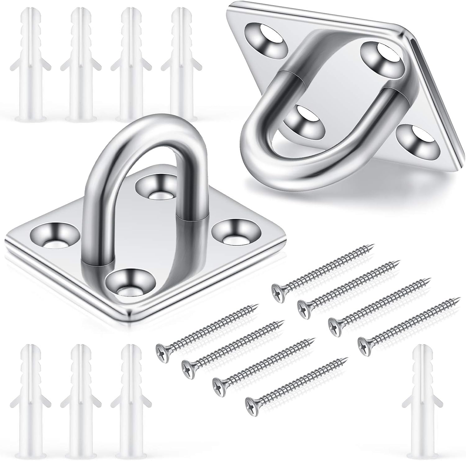 Piastra Con Occhiello E Anello Arbo-Inox - Acciaio Inox, 80x50mm, Per Fissaggi - Foto 4