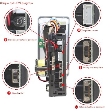 Coin Acceptor Coin Pusher, 133A Vending Machine Arcade, Game Ticket Replacement, CPU Arcade Coin Selector