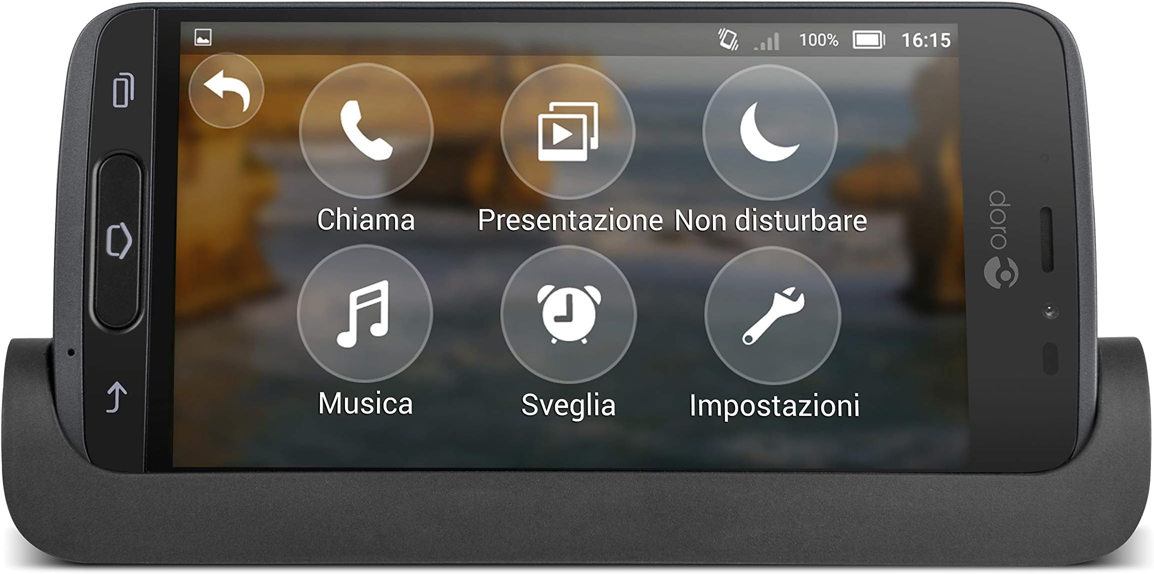 Doro 7306 Phone 8040 16 GB UK SIM-Free Smartphone - Graphite