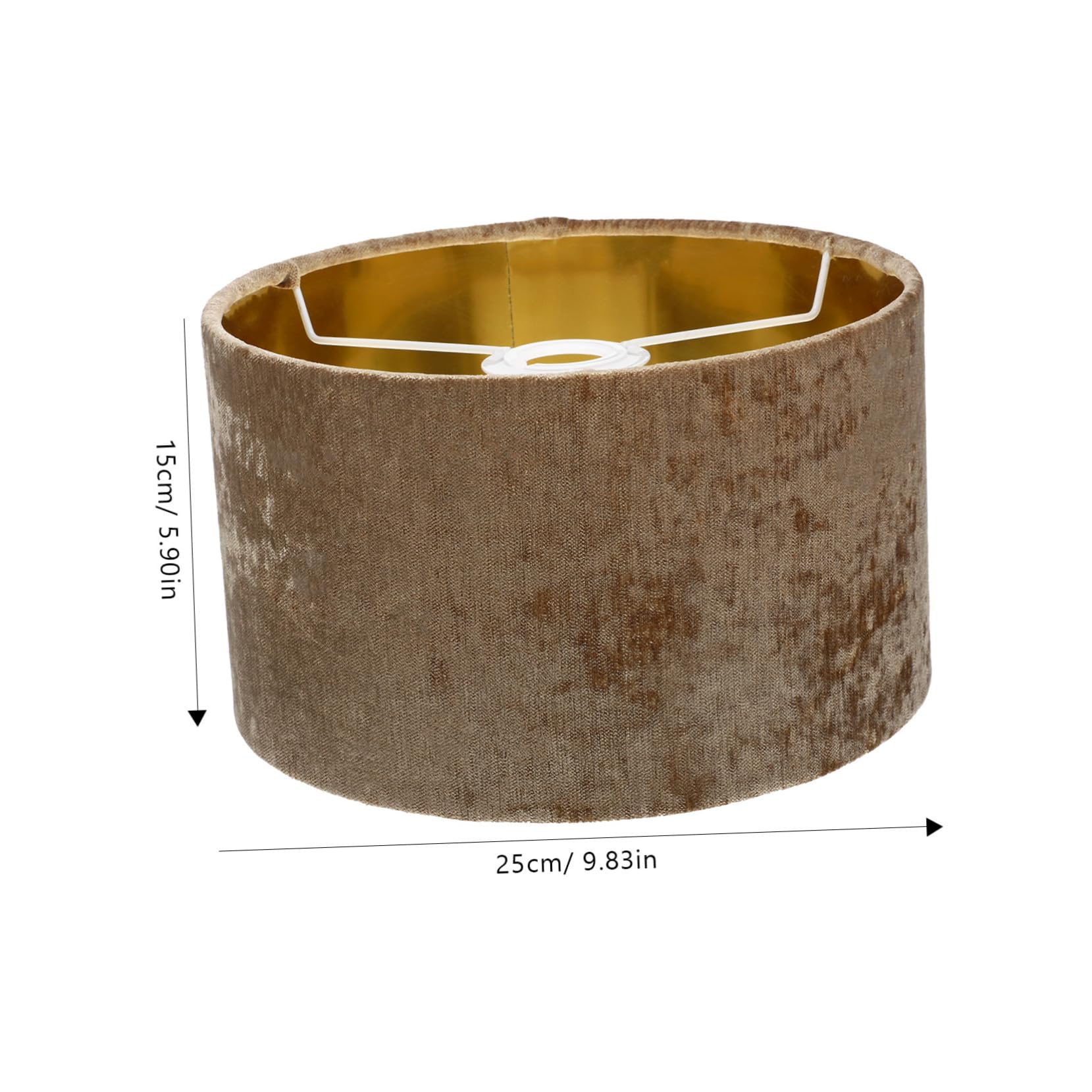 SHINEOFI Pantalla Decorativa de Tejido para Lámpara de Pie y Escritorio Base E14 y E27, Fácil de Instalar, Adecuado para Oficina y Dormitorio