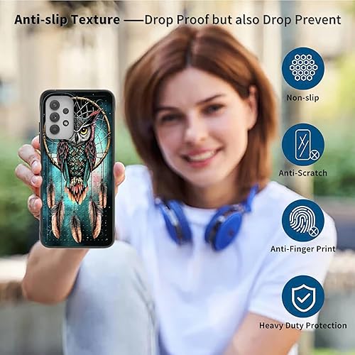 Miniatura 6 de Funda para Samsung Galaxy A23 Galaxy A13 4G5G, Galaxy A04, Galaxy A04S, Galaxy A32 5G, con 2 protectores de pantalla, funda protectora híbrida de