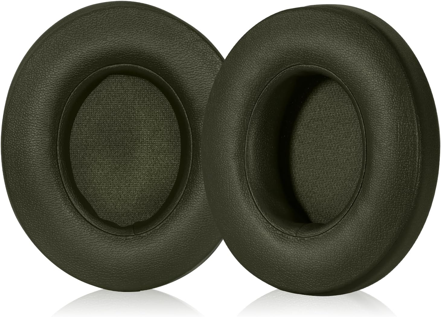 Almohadillas de repuesto para auriculares Beats Studio 2 y 3 (B0501, B0500), almohadillas para orejas con cuero proteínico más suave y espuma viscoelástica aislante de ruido (verde bosque) miniatura 1