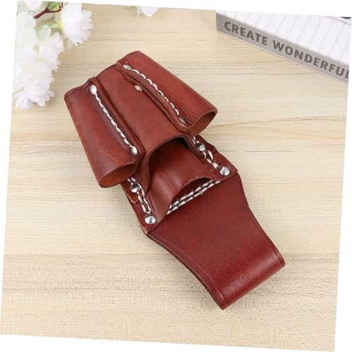 Miniatura 3 de DOITOOL 3 bolsas de herramientas de cuero para electricista, bolsa pequeña de bolsillo para herramientas con 4 bolsillos para cinturón, bolsa de