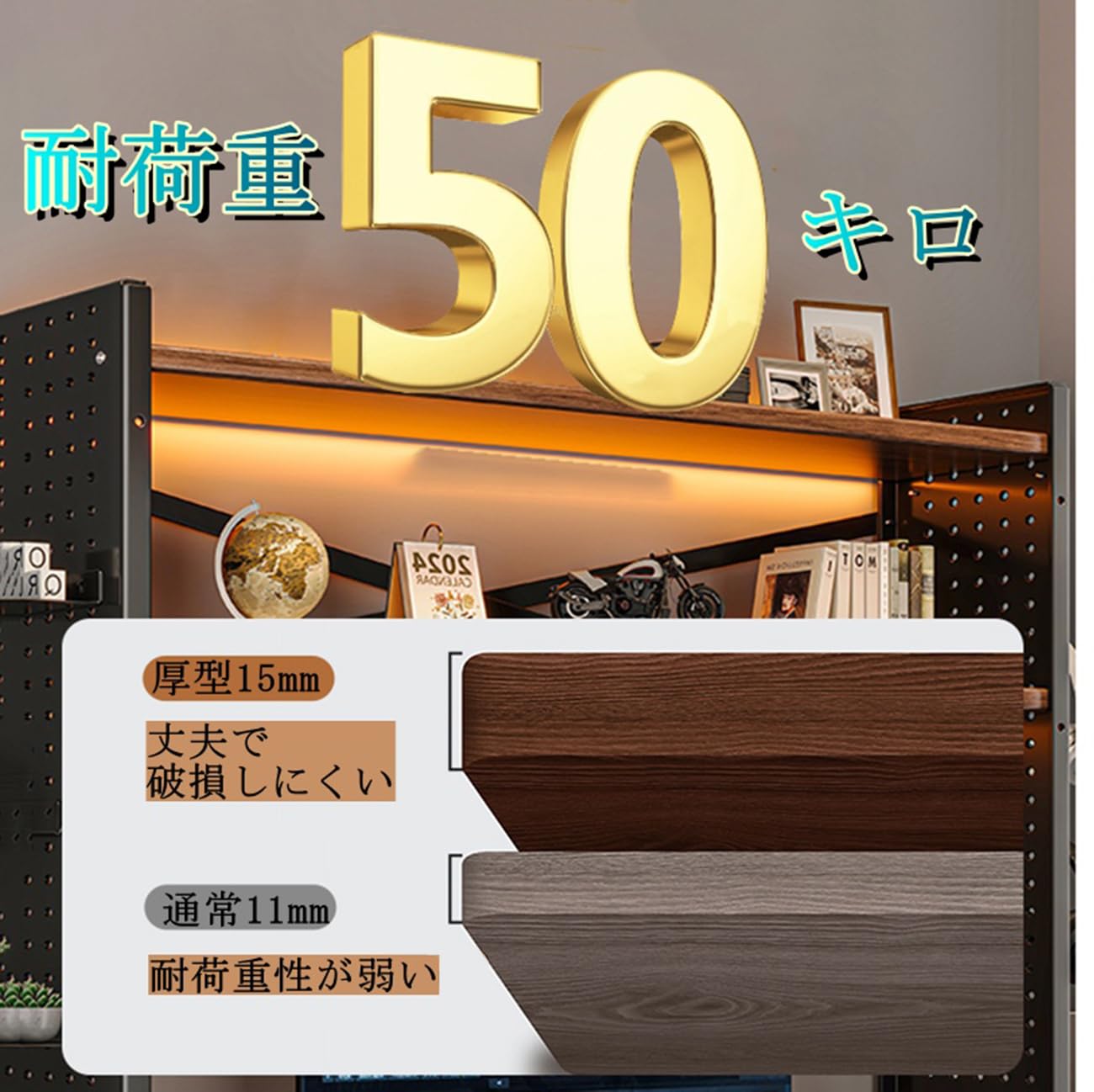 Amazon.co.jp: デスクラック 机上ラック モニター台 卓上 2段/3段