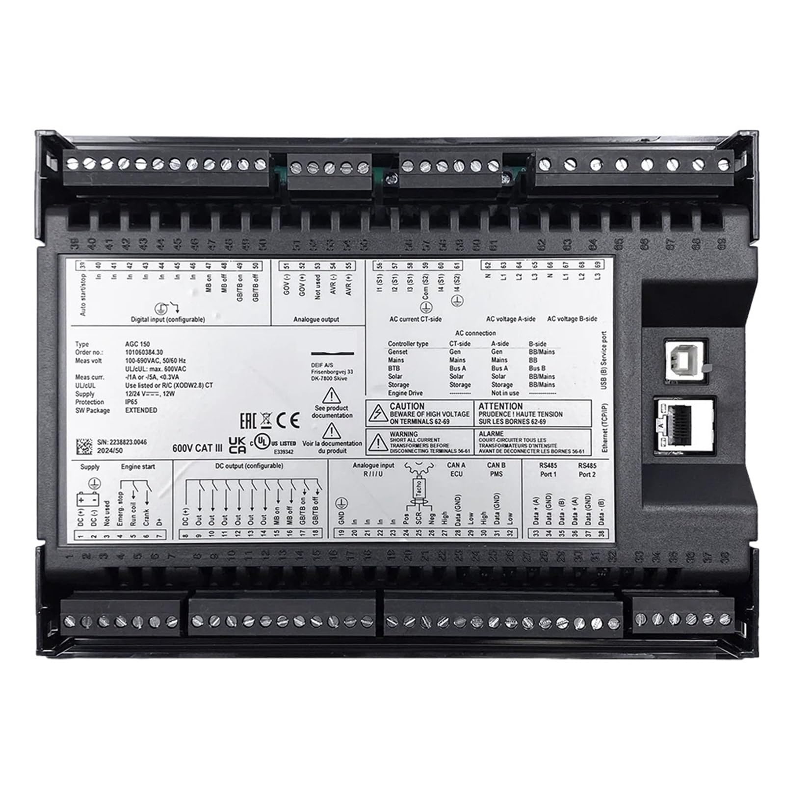 Jdilfunu One Color Agc150 Generator Auto Start Control Module Panel Spare Part 1Pcs