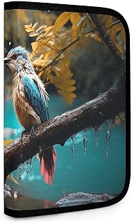 Utility Multipurpose Storage Organizer Tool Pouches Relaxing Rain And Birds Sounds Printed Compact Durable Tool Organizer