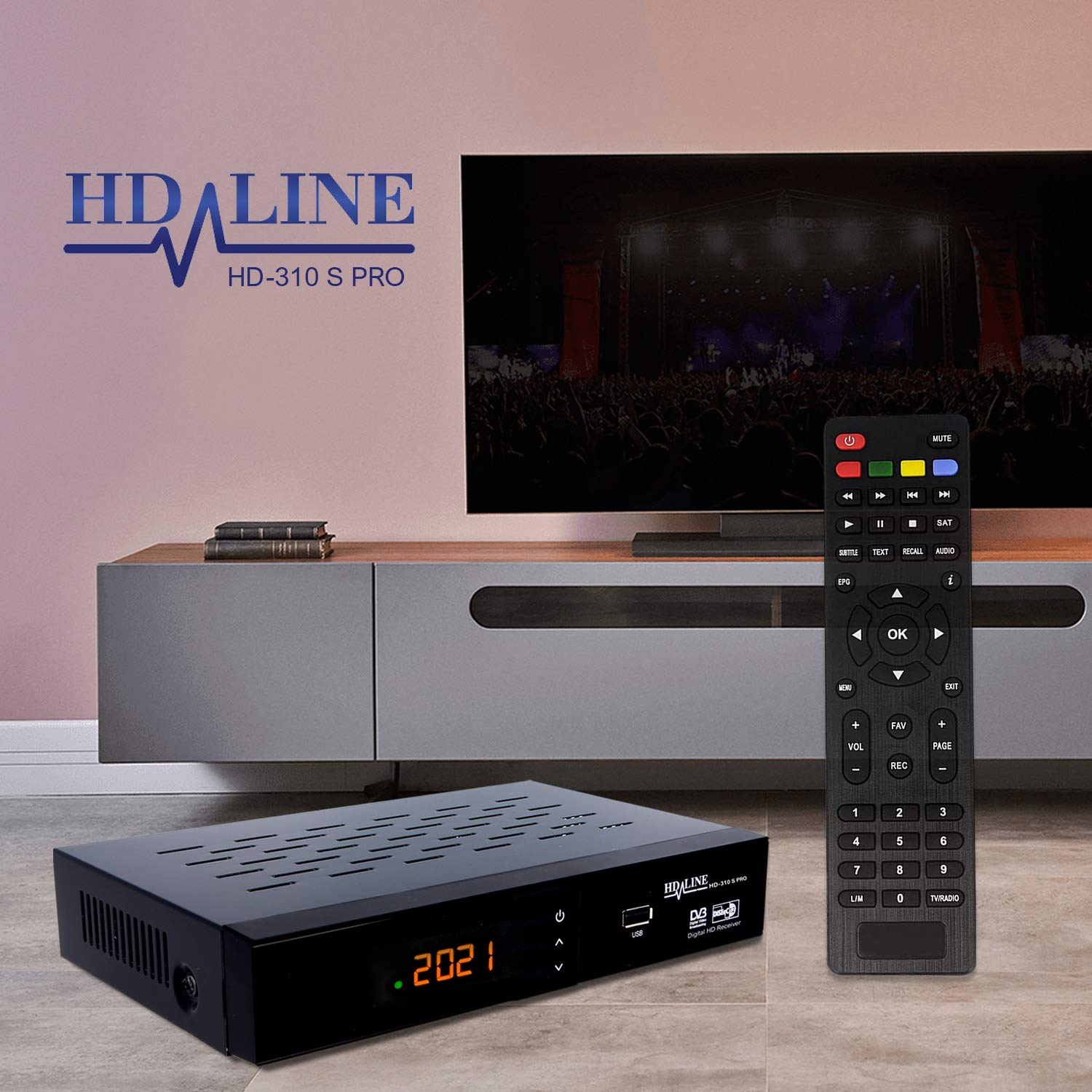 hd-line 310S PRO receiver, satelliet, HD
