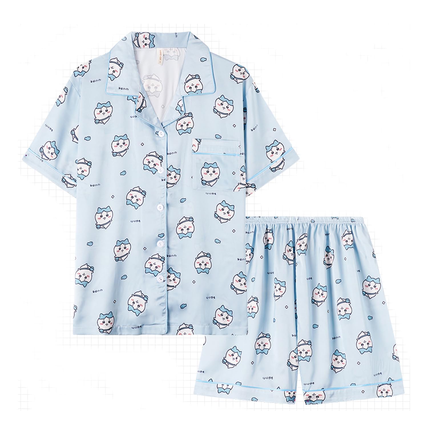【おまけ付】ちいかわ ハチワレ ジャケット & トラックパンツセット ちいかわ×ドンキ／ ちいかわ、ハチワレ、うさぎ、モモンガの