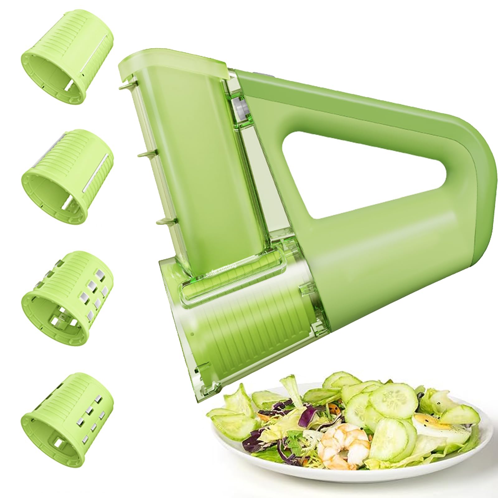 Cortador de verduras para preparación rápida de ensaladas saludables en casa