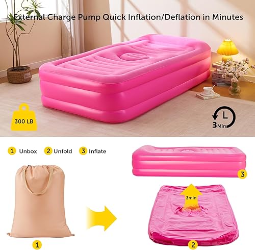 Miniatura 2 de Cama BBL mejorada con agujero, cama inflable BBL después de la cirugía, colchón brasileño de recuperación de cirugía de levantamiento de glúteos con