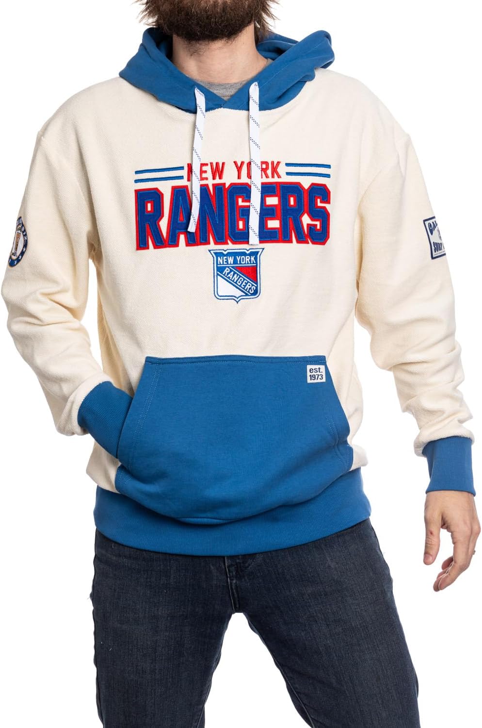 Calhoun NHL Surf & Skate Mens Reverse Terry Retro Style Premium Hoodie