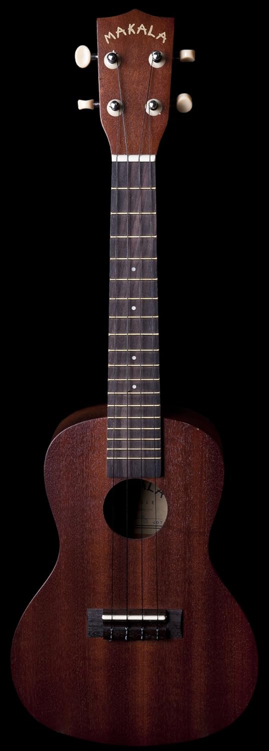 Kala Makala Classic Satin Mahogany Concert Ukulele Pack with Clip-On Tuner, Custom Gig Bag, and Quick Start Guide (MK-C/PACK)