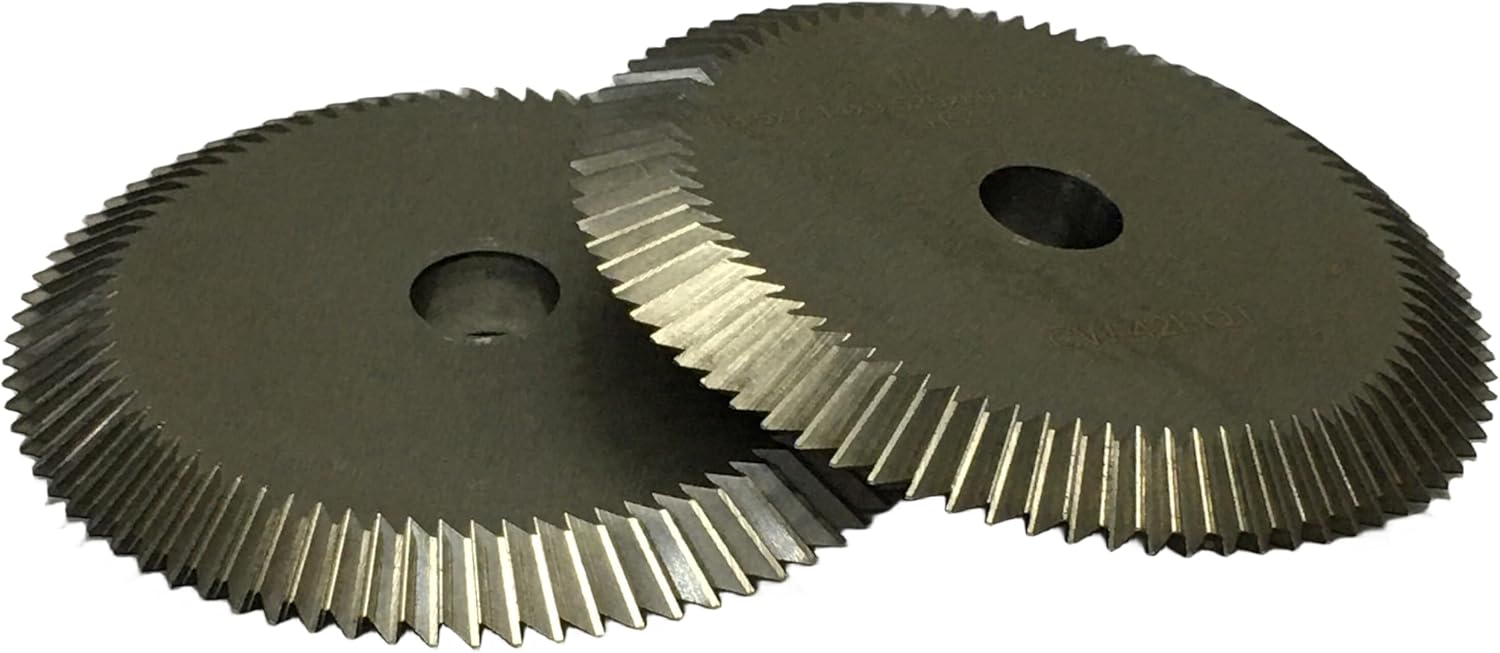 Replacement Cutter CW-42HQT in HSS Milling Cutter for NO.666 Automate and NO.3344 Trace-A-Key Series & HPC 3333HQT Key Machines(one piece)