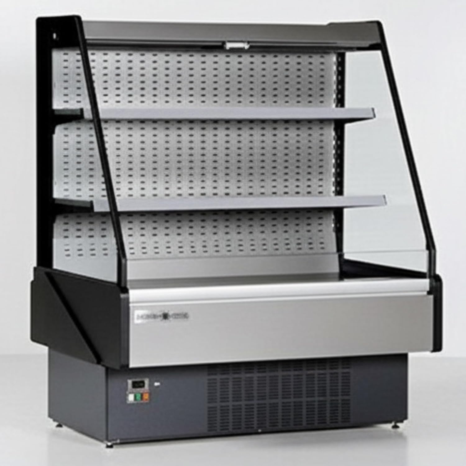 Open Air Refrigerated Merchandiser Grab N Go Self Serve Multiplexible Cooling Beverage Showcase Stainless Steel Cabinet