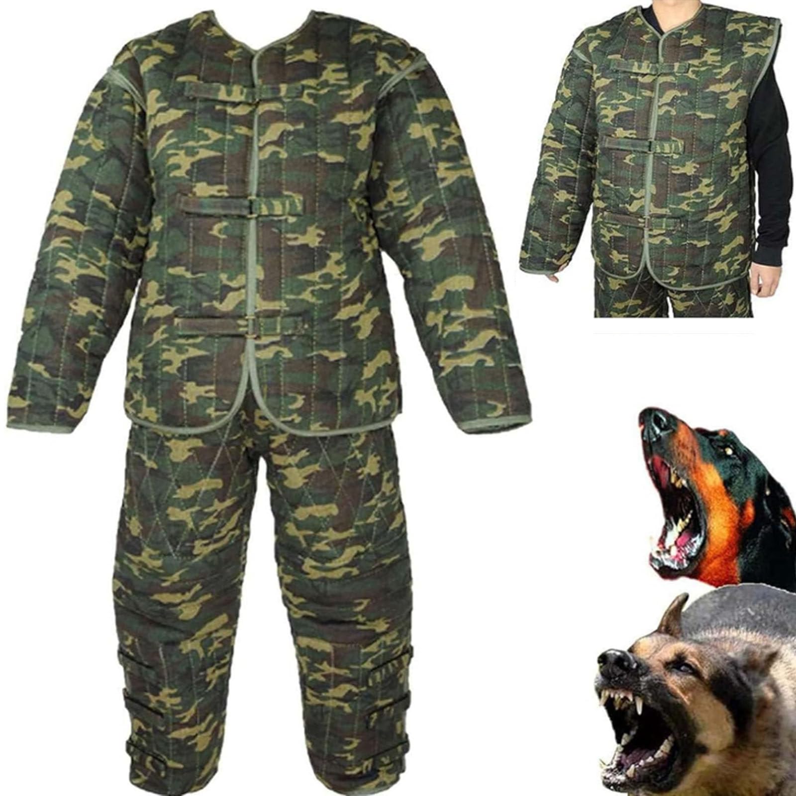 Traje profesional antimordeduras para perros, traje de adiestramiento canino, ropa protectora para adiestramiento canino, chaqueta de protección corporal para adiestramiento de perros policía.