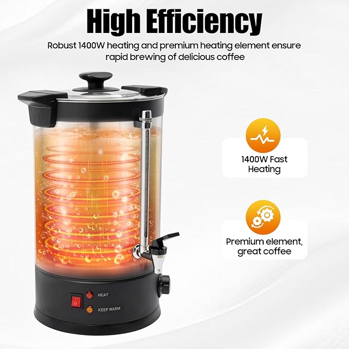 Cafetera de Goteo Automática 15 Litros con Control de Temperatura miniatura 4