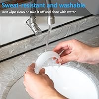 Vista 5 de Geekria Anti-Bumping Silicone Soft Ring Cover with Protection Compatible with OculusMeta Quest 2 Controller Cover VR Halo Controller Protector