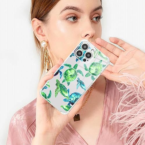 Vista 89 de Roemary Funda púrpura para iPhone 14 Pro Max con diseño de caballo azul, patrón de acuarela con protector de pantalla