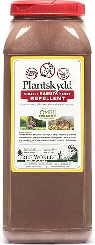 Miniatura 8 de Plantskydd Repelente de animales repele ciervos, conejos, alces, alces, liebres, ratones, ardillas, ardillas y otros herbívoros jarra granular