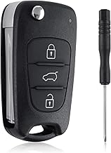 Bahan alamy 3 Button Remote Key Shell Case for Hyundai i10 i20 i30 ix20 ix35 Kia Ceed Soul Sportage Venga