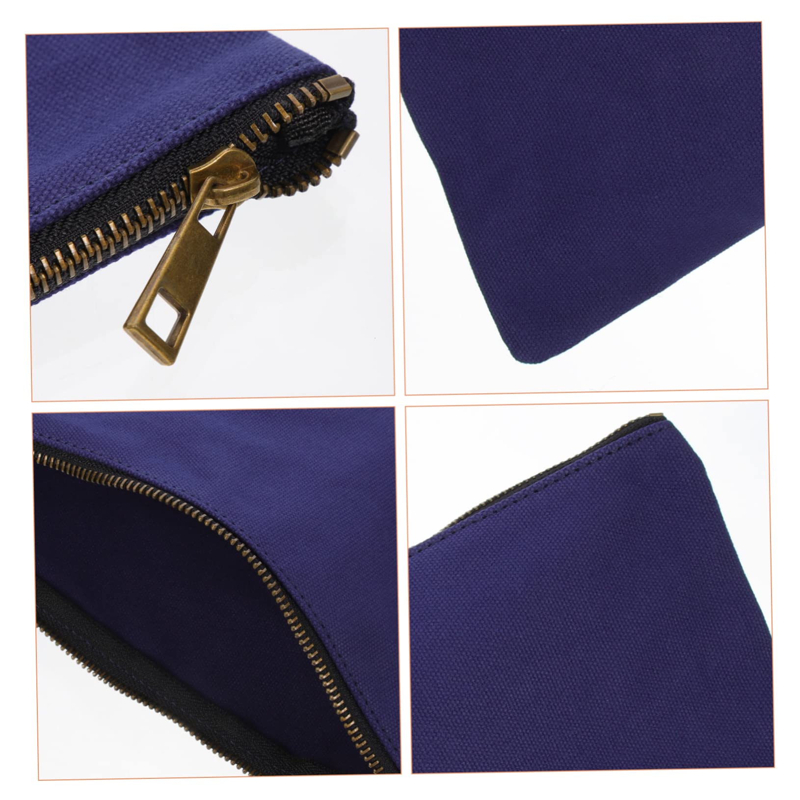 Pochette à Outils en Toile à Fermeture Éclair, 4 Pièces