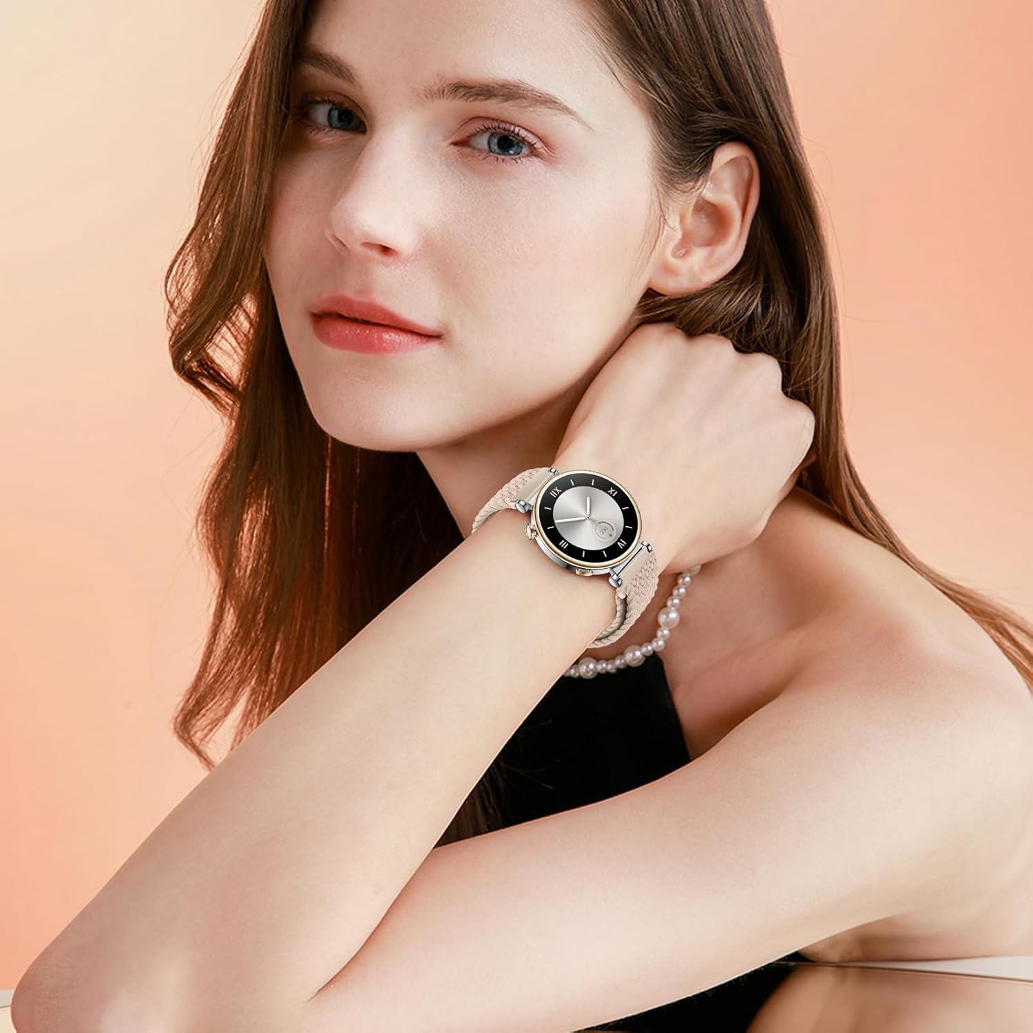 18mm Braided Bands for Garmin Venu 3S 2S/Venu 4 41mm/Vivoactive 4S/Vivomove 3S/Forerunner 265S/255S Band Women,18mm Quick Release Magnetic/Parachute Buckle Woven Fabric Nylon Sport Watch Strap