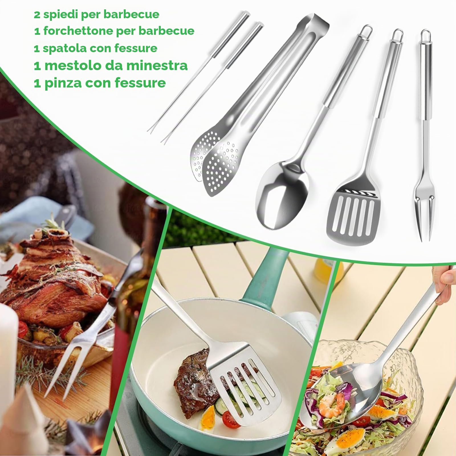 Accessori Cucina da Campeggio 27Pcs, Utensili da Cucina per il Campeggio con Borsa Portaoggetti, Gadget Outdoor, Portatile Cucina da Campeggio Rv Set per viaggi, Picnic, Camper, Feste