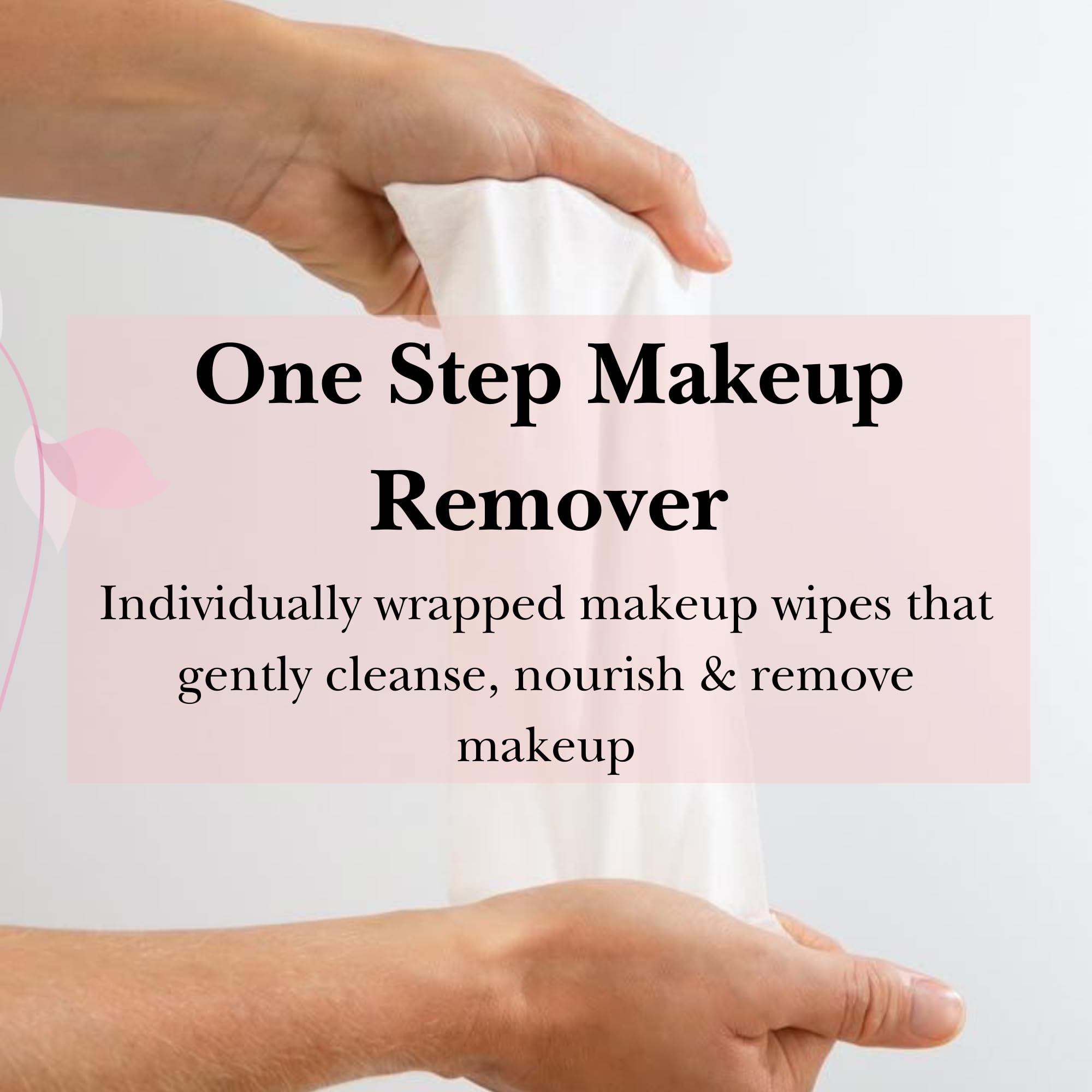 mivida 100 Count Individually Wrapped Makeup Remover Wipes with Vitamin E | Fragrance-Free, Alcohol-Free makeup wipes | Hypoallergenic single make up removing wipes