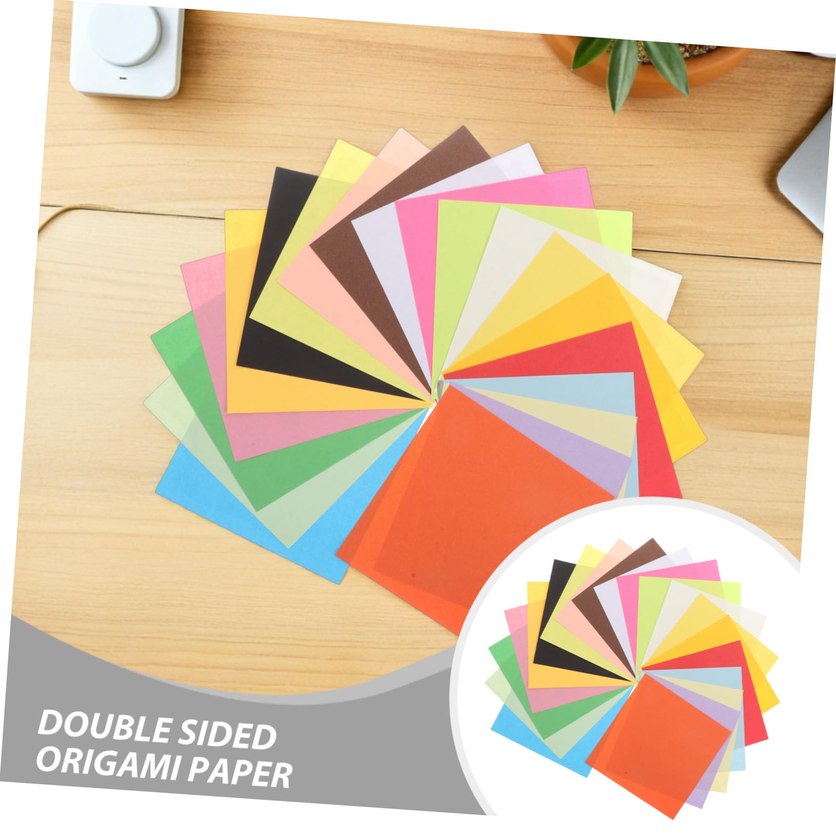 Kit de Origami para Niños 600 Piezas de Papel Cuadrado Hecho a Mano