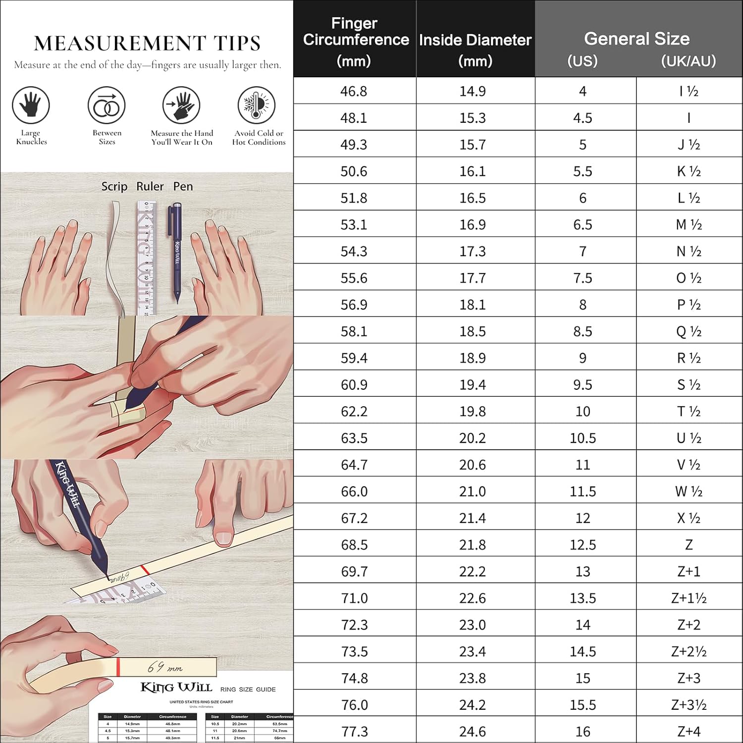 King Will 8mm Mens Black/Blue Tungsten Carbide Wedding Ring Game-Themed Laser Pattern Ring Matte Finished Plated Stepped Beveled Edges