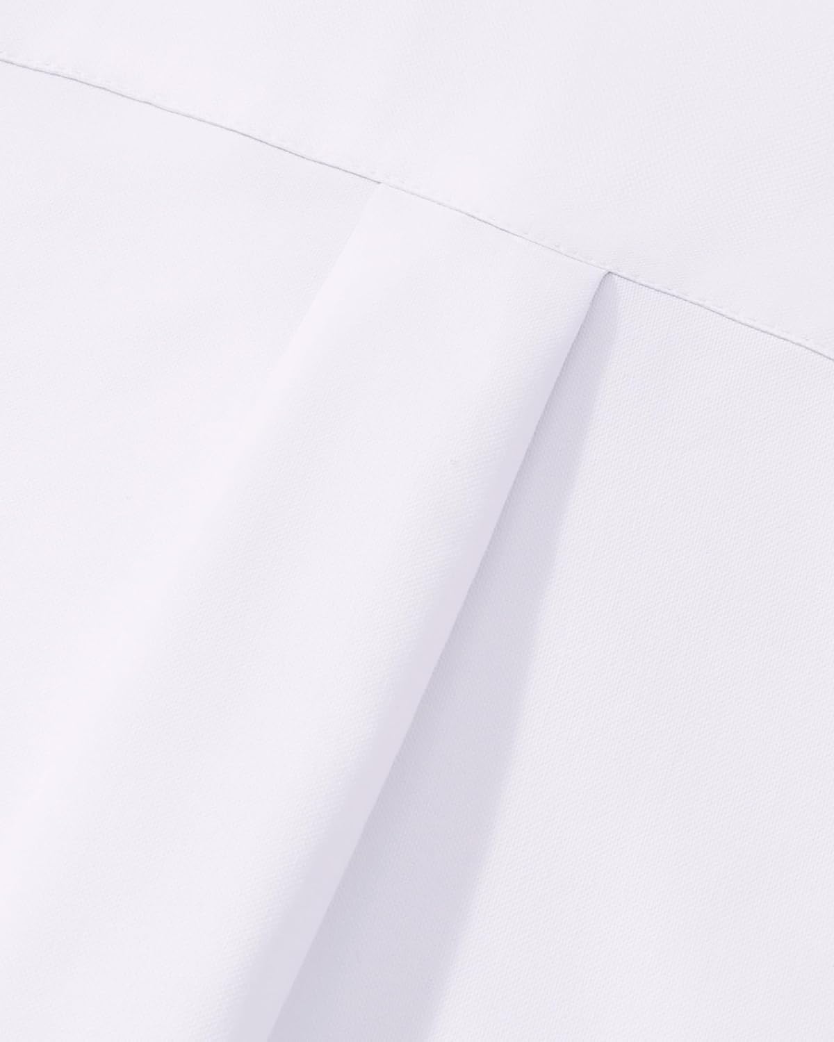 Alimens & Gentle Mens Oxford Shirt Solid Stretch Dress Shirts Casual Business Long Sleeve Button Down Shirt with Pocket - Image 4