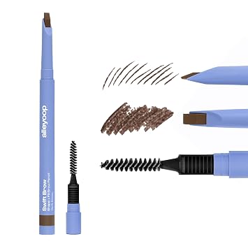 Alleyoop Swift Brow Shape + Fill Eyebrow Pencil, Sharpener, Dark Brown