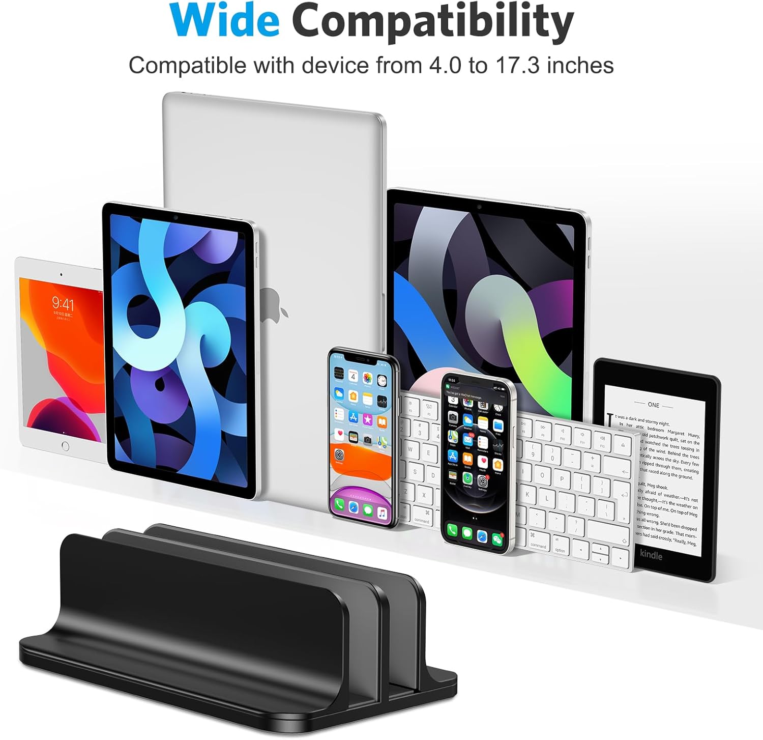 OMOTON Double Vertical Laptop Stand Bundle