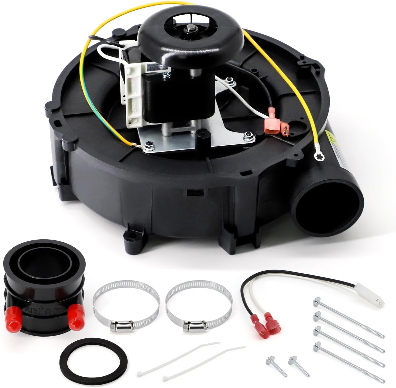 Furnace Draft Inducer Blower Motor Replaces Goodman 0171M00001S, 22307501, Jakel J238-150-15293, 119384-00, Rotom FB-RFB501 Furnaces Blower