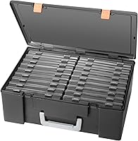 Vista 1 de Caja de almacenamiento de fotos de 4 x 6 pulgadas, 18 cajas grandes adicionales para fotos, organizador de fotos grande, caja de fotos libre