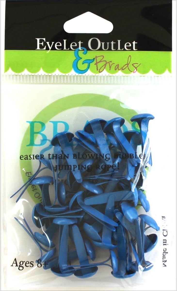 Amazon.com: Eyelet Outlet Round Brads (70 Pack), 8mm, Dark Blue