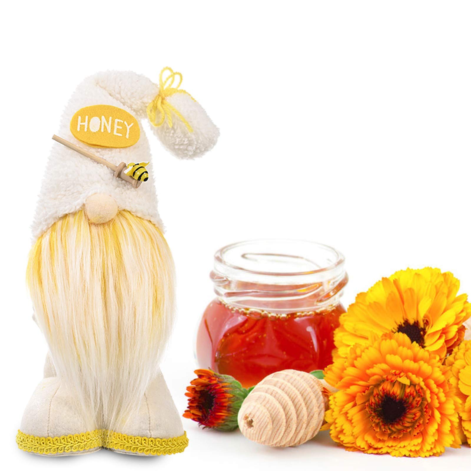 Generic SC20240308003 Décoration D'été En Forme D'abeille – Nain De Printemps En Peluche, Lutin Nain, Lutin Nain En Peluche, Décoration De Ferme Pour Maison, Fête, Bureau (23), SC20240308003