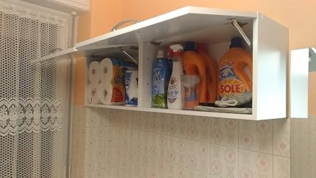 Pensile Cucina 13Casa Adrià A3 - 60x28x35 Cm Bianco Melamina