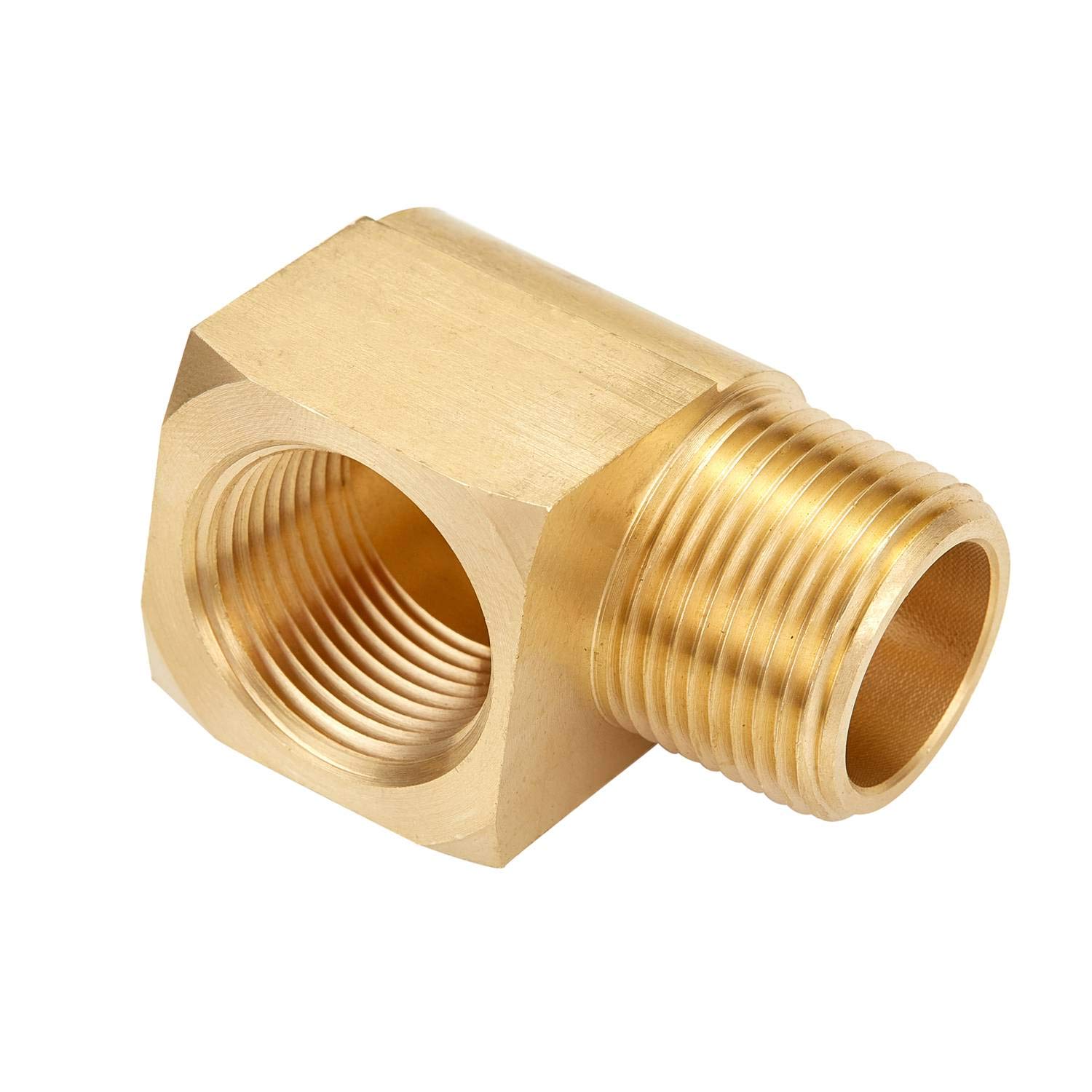 Female Thread Lead In Class 125 Elbow Brass 90 Degree Elbow Fitting - Class 125, 2 Inch NPT ...