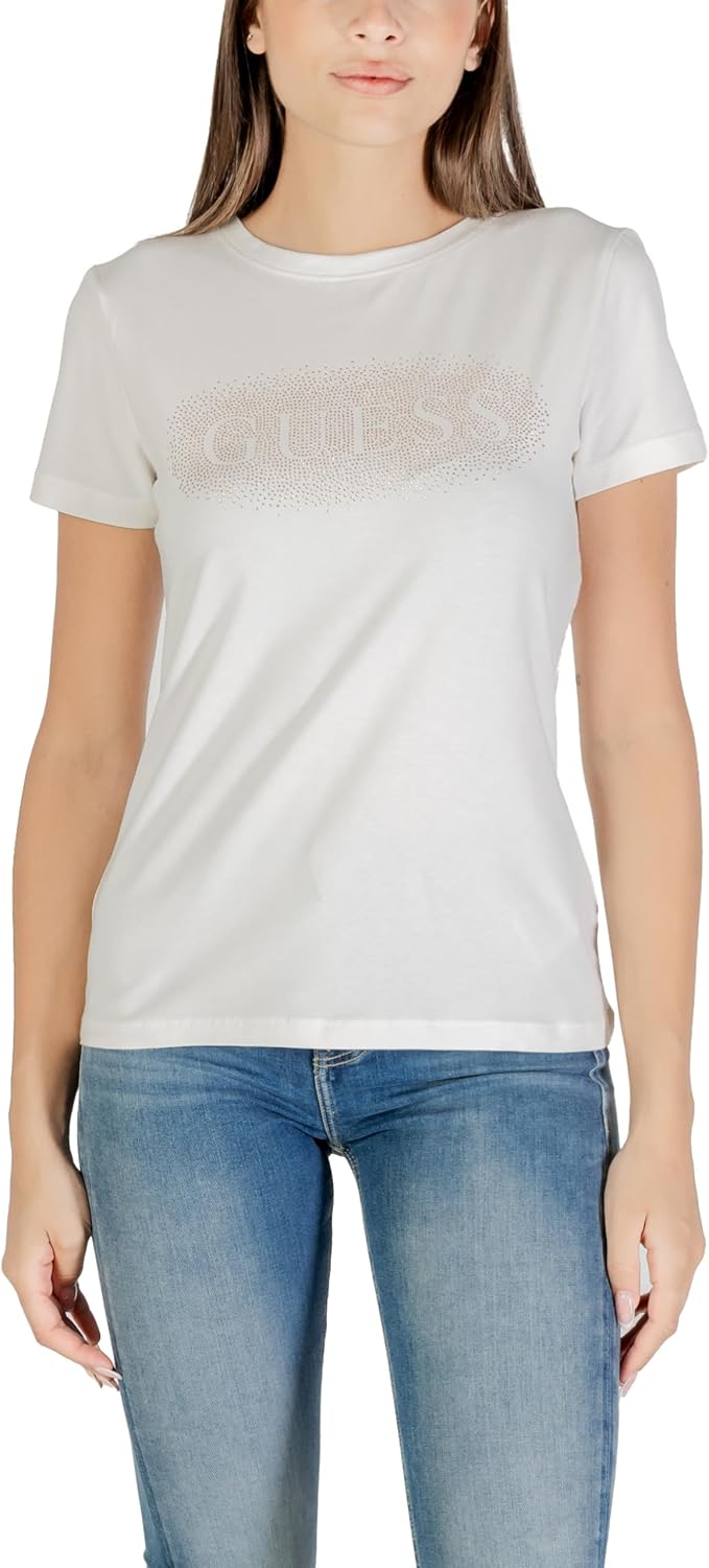 GUESS Womens Eco Short Sleeve Ingrid T-Shirt