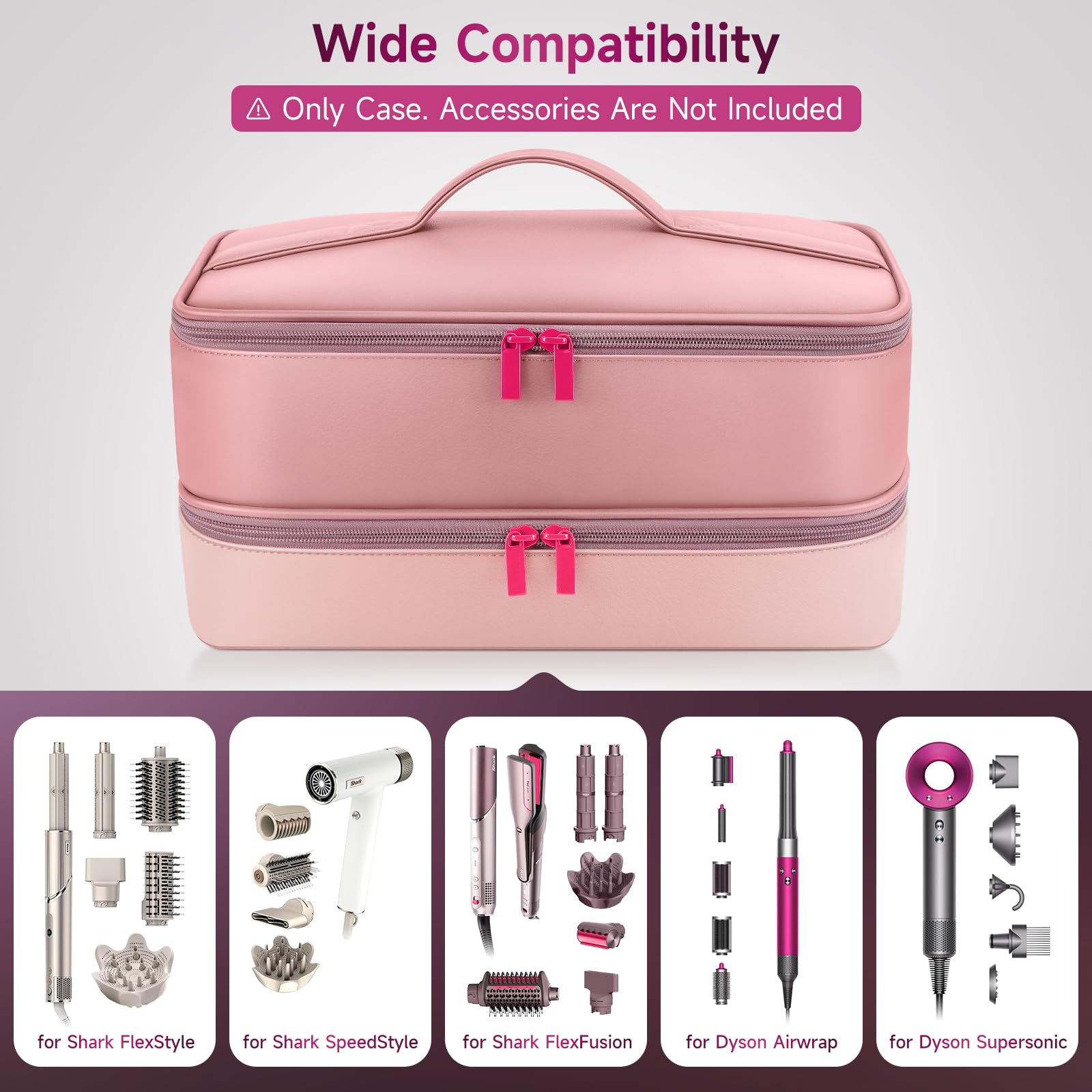 Shark FlexStyle HD643UPK ピンク Amazon.com: Adworte Travel Hair Dryer Case for Shark FlexFusion